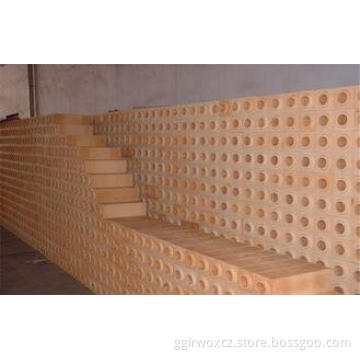 Dry Pressed Refractory Fire Bricks Sleeve Fireclay Blocks F